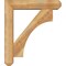 Ekena Millwork Westlake Craftsman Rough Sawn Bracket w/ Offset Brace, Western Red Cedar, 6"W x 26"D x 30"H BKT0604X26X30WTL04RWR - alternate 3